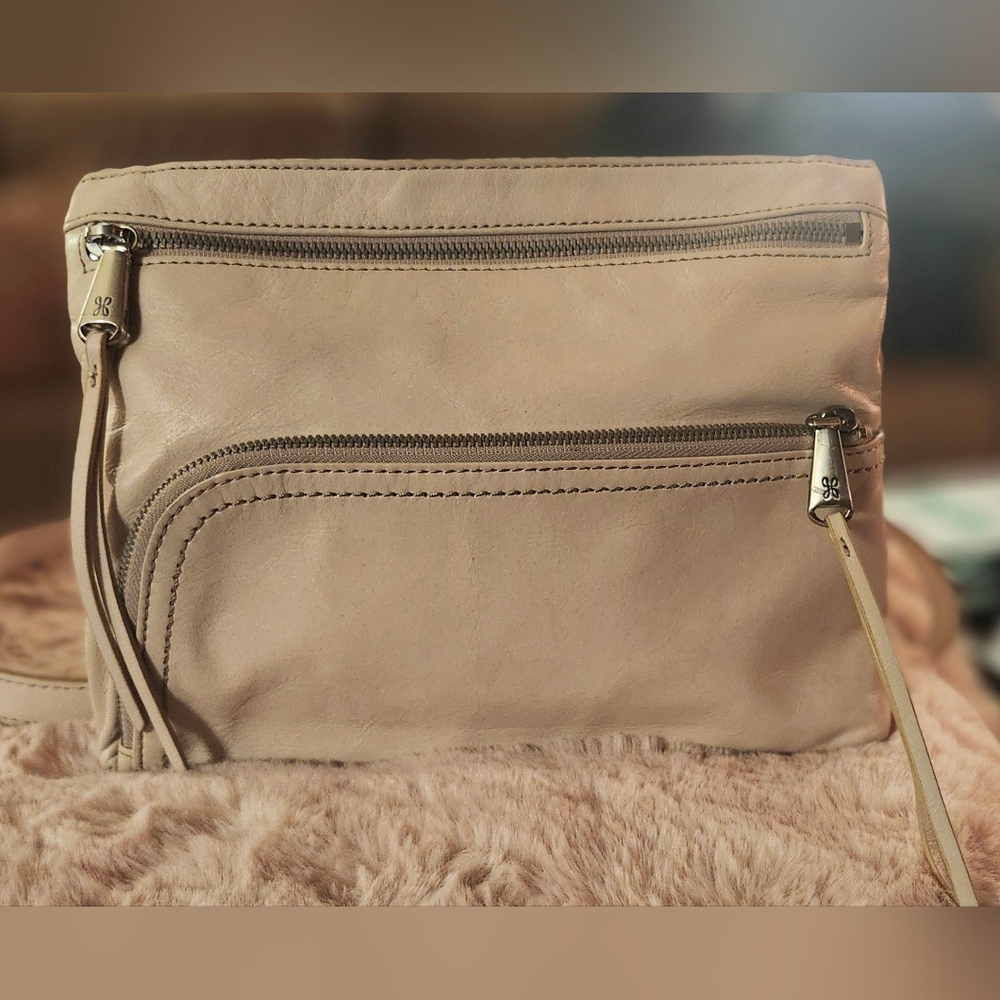 Beige Leather Women's Bag